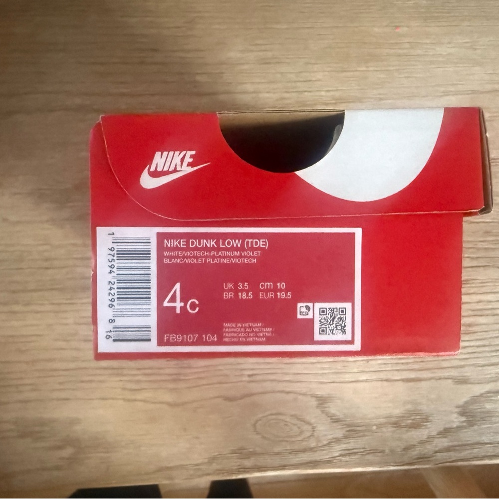 Nike toddler girl dunk low